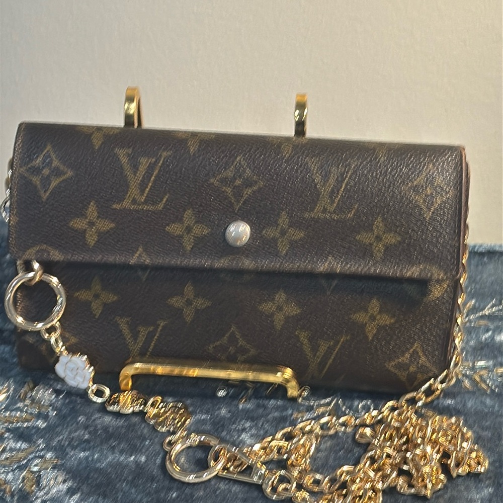 Louis Vuitton Trifold #2 Brown Monogram Clutch Elise trifold - Picture 6 of 12